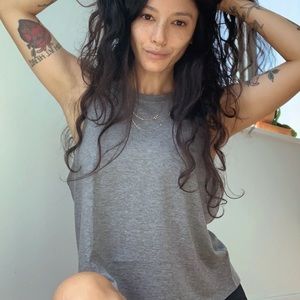 Girlfriend Collective Florence Tank Pepper SM